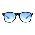 thumbnail image 2 of Classic Iconic 2 Tone Horn Rim Sunglasses Black Blue, 2 of 4