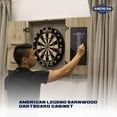 thumbnail image 3 of American Legend Barnwood Dartboard Cabinet with Wheat Finished Barn Style Doors - Dartboard Not Included, 3 of 9