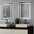 thumbnail image 2 of Costway 32'' x 24'' Bathroom Wall Mirror Makeup Mirror with Colorful Light Anti-Fog, 2 of 10