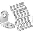 thumbnail image 1 of 50 Pcs Fixing Brackets, Stainless Steel Angle Square 90 Degrees At Right Angles - Wooden Chair Furniture, 1 of 5