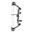 Outdoors Black Youth Vortex Compound Bow Right Handed, 1945lb Draw, 2127" Draw Length