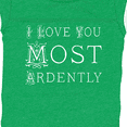 thumbnail image 4 of Inktastic I Love You Most Ardently Austen Girls Baby Bodysuit, 4 of 5