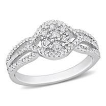 Everly Women's Diamond Sterling Silver Engagement Ring