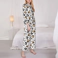 thumbnail image 3 of Honeii French Bulldog3 print Women's Pajama Sets Long Sleeve Button Down Sleepwear Nightwear Soft Pjs Lounge Sets-XX-Large, 3 of 7