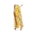 thumbnail image 2 of French Connection Womens Floral Print Sheer Wrap Skirt Yellow 0, 2 of 2