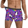 thumbnail image 2 of Cauagu Rainbow Lgbt Penguin Print Boxer Briefs for Men,Comfortable Breathable Men's Underwear Moisture Wicking Underpants -Small, 2 of 8