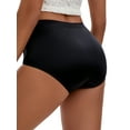 thumbnail image 2 of Unique Bargains Women's Floral Lace Breathable Mid Rise Underpants M Black, 2 of 6