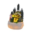 thumbnail image 4 of Figura de Papá Noel con forma de casa luminosa para Navidad, edificio iluminado, casa navideña para estantes interiores, decoración para fiestas y, 4 of 8