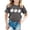 Grey, variant on AWZXDE Girls Casual Printed Round Neck Short Sleeve Shirt T Shirt Comfortable Loose Fit Girls Tops For Daily Wear Blouse Grey,12-13 Years
