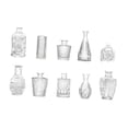 thumbnail image 2 of 10 jarrones de cristal con forma de capullo para arreglos florales, decoración del hogar, ligeros y bonitos. Transparente, 2 of 9