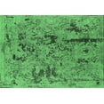 thumbnail image 1 of Ahgly Company Indoor Rectangle Oriental Emerald Green Industrial Area Rugs, 2' x 4', 1 of 4