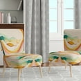 thumbnail image 2 of Designart "Multi-Color Abstract Waves IV" Upholstered Modern & Contemporary Accent Chair and Modern & Contemporary Arm Chair - Multiple Color & Pattern, 2 of 7