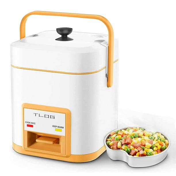 TLOG 5 Cup (Cooked) Mini Rice Cooker 1.2L Portable with Steam Tray