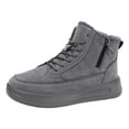thumbnail image 6 of High Top Snow Boots for Women Men Platform Anti-Slip Lace up Zipper Furry Lined Casual Winter Ankle Booties, 6 of 6