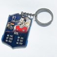 thumbnail image 1 of Football Club Keychain World Cup Acrylic Pendant, 1 of 5