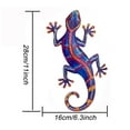 thumbnail image 2 of Holloyiver Large Metal Gecko Wall Decor, Outdoor Lizard Wall Art Upgrade Handmade Hanging Sculpture Decoration for Indoor Outdoor Home Garden Yard Fence Patio (1PC Large Gecko), 2 of 7