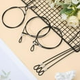 thumbnail image 4 of 6Pcs 19.7 Inch Stainless Steel Safety Cable Lock Black Metal Lanyard Link Lock Hook Eyelets Loops Chain Security Wire Rope Cables with Plastic Coated for DIY Outdoor Gates Hanging Luggage, 4 of 9