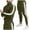 Army Green, variant on safuny Men's Casual Active Tracksuits Full Zip Sports Jogging Suits Sets Athletic Running 2 Piece Sweatsuits with Zip Pockets Spring Knitted Outfits Cotton Blue L