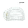 thumbnail image 6 of New flat retro elegant oval hair clip with a back of the head disc and a curved arc-shaped design, featuring a shark clip for girls' hair accessories and headwear, 6 of 13