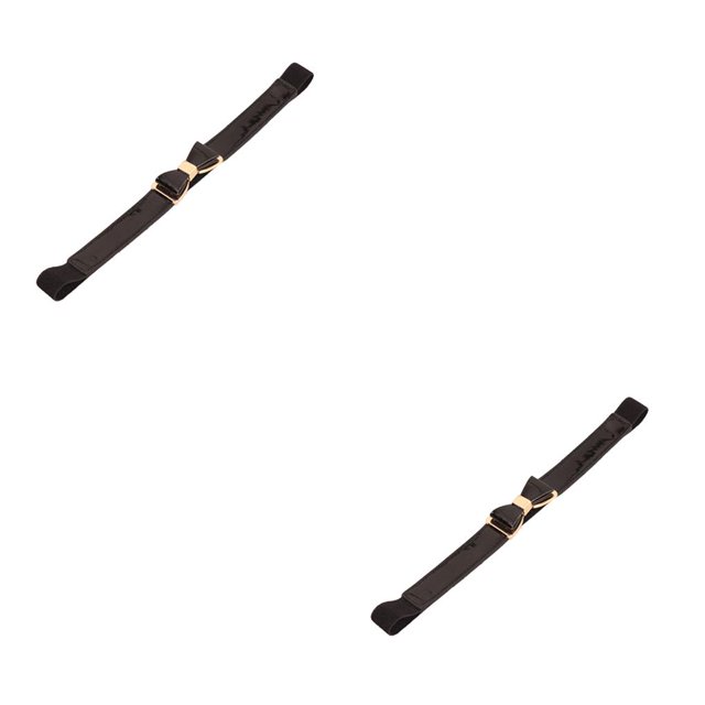 Sonducket Banda de cintura Flexible Universal Bow Knot Sólido Estrecho PU Correas Accesorios de mujer Cinturones para vestidos Chicas Type2 NO2