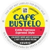 Café Bustelo Espresso Style, Dark Roast Coffee, 12 Keurig K-Cup Pods