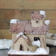 thumbnail image 3 of Northlight 9.25" Brown and Beige Two Story Snowy Cabin Christmas Tabletop Decor, 3 of 3