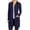 Navy, variant on Women's Casual Long Sleeves Side Pockets Solid Cardigan