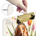 thumbnail image 6 of FORMRS Acrylic Clipboard with Low Profile Clip Standard A4 Letter Size, 12.5" x 9", Dachshund Egg, 6 of 8