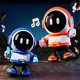 thumbnail image 1 of Oferta de luces musicales de astronauta bailando eléctrico Staron (azul), luces musicales de astronauta bailando eléctrico, robot astronauta bailando, 1 of 5