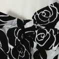 thumbnail image 3 of Richie House Baby Girls Black White Flower Print Bottom Dress 6M, 3 of 7