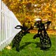 thumbnail image 3 of Estacas de metal para tulipanes de conejo, estacas decorativas para jardín, decoración de jardín de conejo de 15 pulgadas, patio de silueta de conejo negro (conejo), 3 of 5