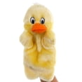 thumbnail image 1 of BRIGHTFUFU Lindo pato de juguete de felpa, marioneta de mano, accesorio para contar historias, accesorio de juego de roles, favor de fiesta para niñas pequeñas, 1 of 7