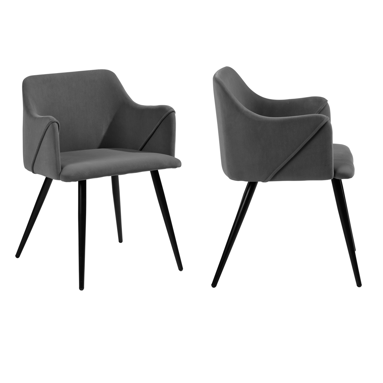 Houseinbox Dining Chairs Set of 2 Velvet Upholstered Dining Room Chairs