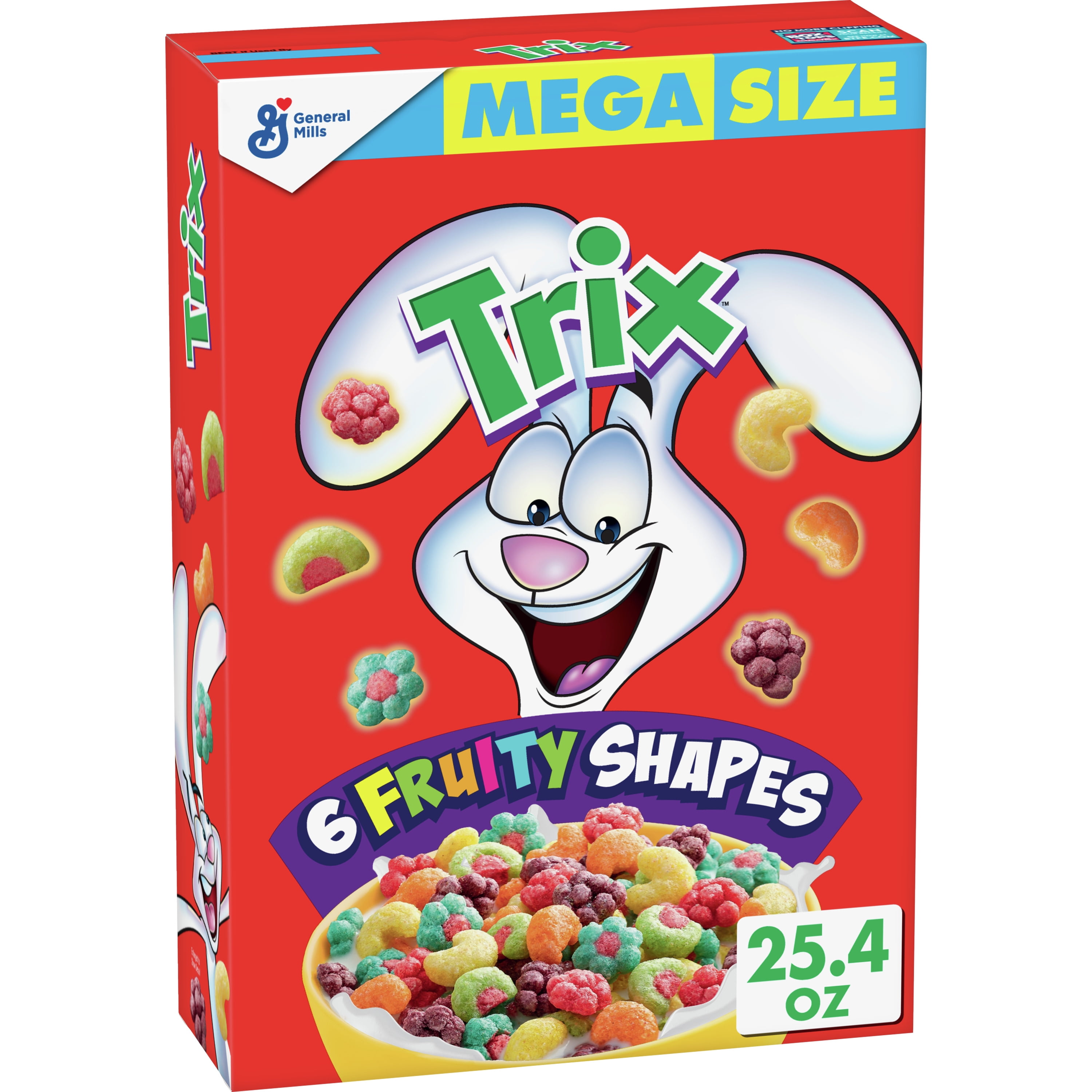 Trix, Fruit Flavored Corn Puffs Cereal, 25.4 oz