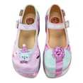 thumbnail image 5 of Hot Chocolate Design Women's Platform Shoes – Birthday Buddies Mary Jane, Buckle Closure, Bear & Bow Accessories, 2.2" Platform Heel, Rubber Sole, Cushioned Insole, Size 6, 5 of 8