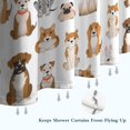 thumbnail image 6 of Cute Cartoon Dog Shower Curtain 72"x84" ,Bathroom Decorative Shower Curtains Set with 12 Hooks,Modern Waterproof Washable Shower Curtain, 6 of 6