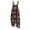 Dark Purple, variant on WTOBBY Women's Casual Loose Fit Vintage Jumpsuit with Halloween Bat Print, Cotton Linen Blend Fabric and Shoulder Strap Design for Retro Style Comfort,BlackL