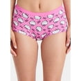 thumbnail image 2 of Hello Kitty Women's Boyshort Panties, 3-Pack, Sizes S-XXL, 2 of 6