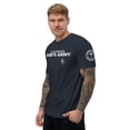 thumbnail image 3 of GODS ARMY men Fitted T-shirt (Midnight Navy, L), 3 of 4