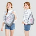 thumbnail image 4 of Vintage Highland Cow Print Sling Backpack – Cute Farmhouse Floral Cow Crossbody Bag for Women & Men, Lightweight Hiking Daypack, 4 of 4