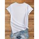 thumbnail image 2 of Camiseta de manga corta con el encanto "Abuelas, amor" - Cuello redondo informal con corazón para un estilo relajado de verano y primavera - Ropa de moda femenina para adultos, hombres, mujeres, adole, 2 of 8