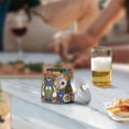 thumbnail image 5 of Yayeee Ashtray with Lid for Cigarette Smokeless Stainless Steel Home Ash Holder, Blue Floral, 5 of 7