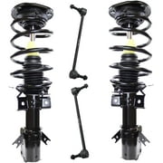 Detroit Axle - Complete Front Struts w/Coil Spring Assembly w/Sway Bars Replacement for 2013-2018 Ford Fusion