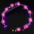 thumbnail image 1 of LED Fleur Floral Bandeau Guirlande Couronne Incandescente Mariage Partie Bandeau, 1 of 1