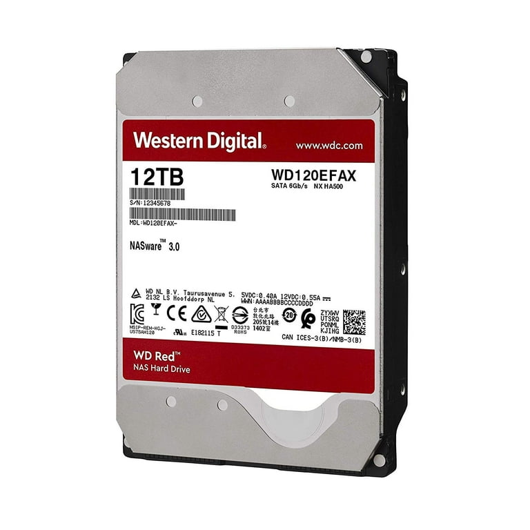 WD Red 12TB NAS Hard Drive - Walmart.com