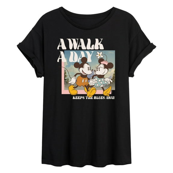 Disney - A Walk A Day - Juniors Ideal Flowy Muscle T-Shirt