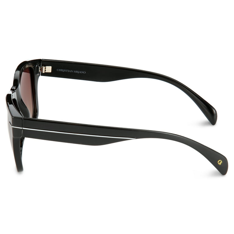 Christian Siriano Rx'able Womens Sunglasses, Kendall, Black, 55.5-20.0-147  