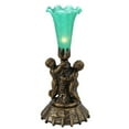thumbnail image 7 of Meyda 12454 12 in. Pink & Blue Cherub Pond Lily Mini Lamp, Pink & Blue, 7 of 7