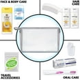 thumbnail image 3 of Convenience Kits International Women's 10-Piece Deluxe Kit with Travel Size TSA Compliant Essentials, Featuring: Pantene Hair Products in Reusable Toiletry Bag - Clear color, 3 of 3