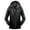 Black, variant on WREESH Fashion Winter Jacket Men'S Color Blocked Fleece Pocket Detachable Zipper Outdoor Jacket Black